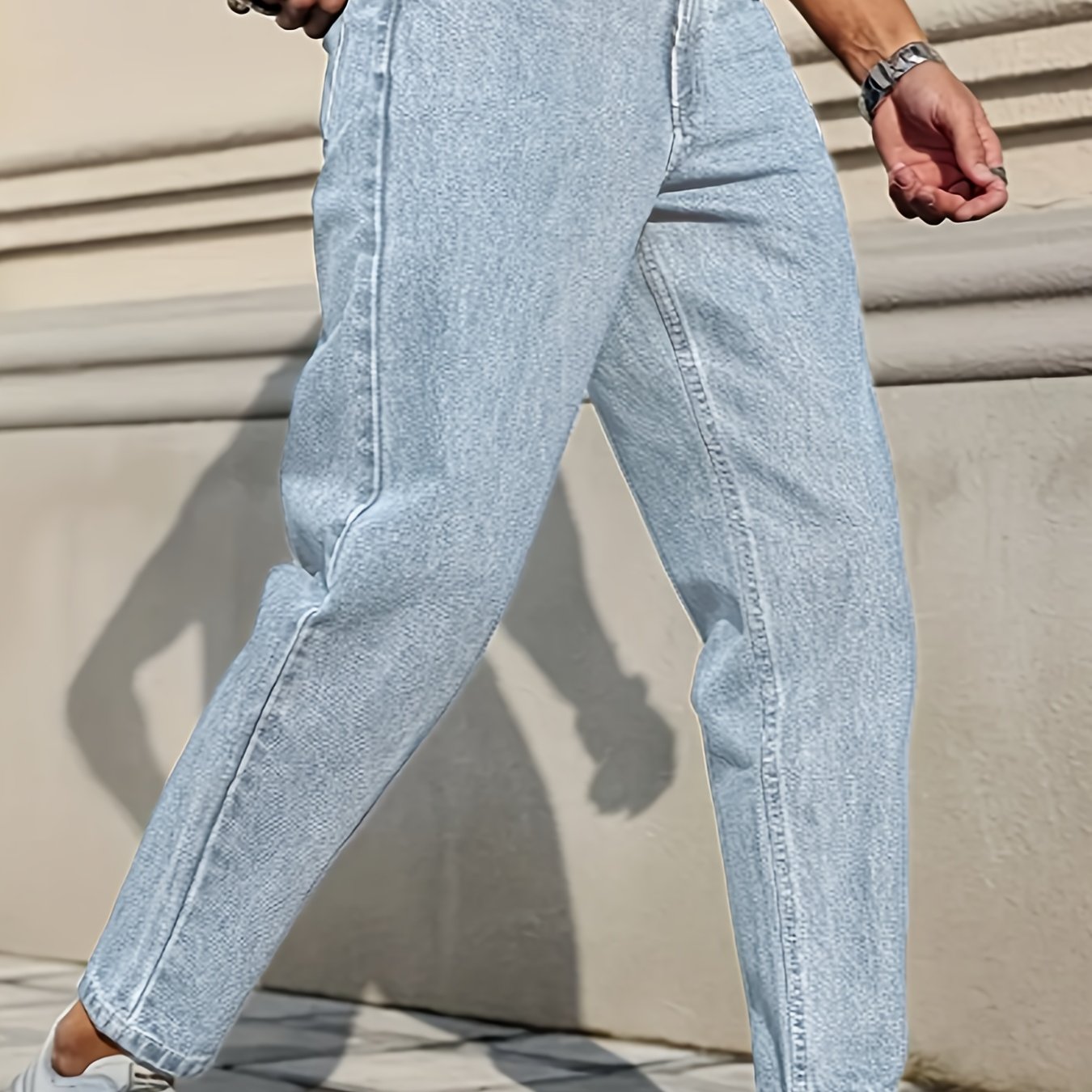 Men's Casual Stretch Ankle Jeans, Autumn Menswear