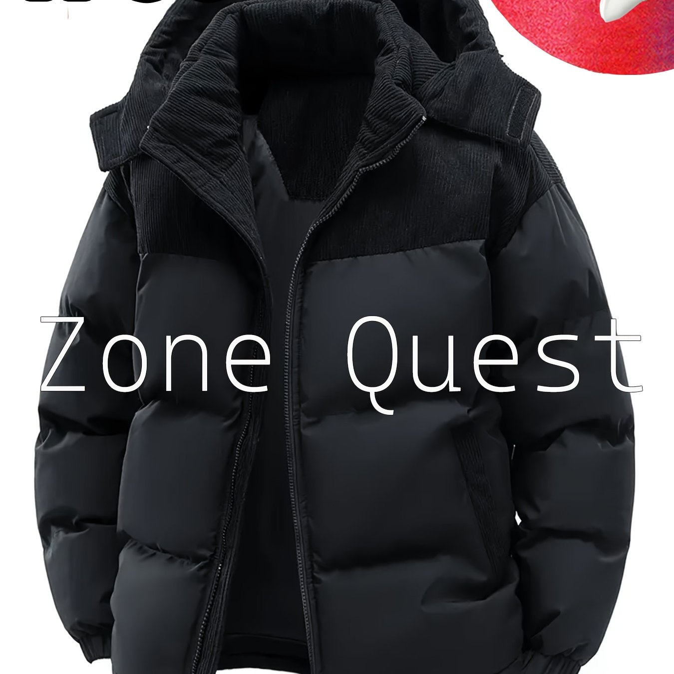 1pc New Winter Coat for Teenager with a Hood&comma...