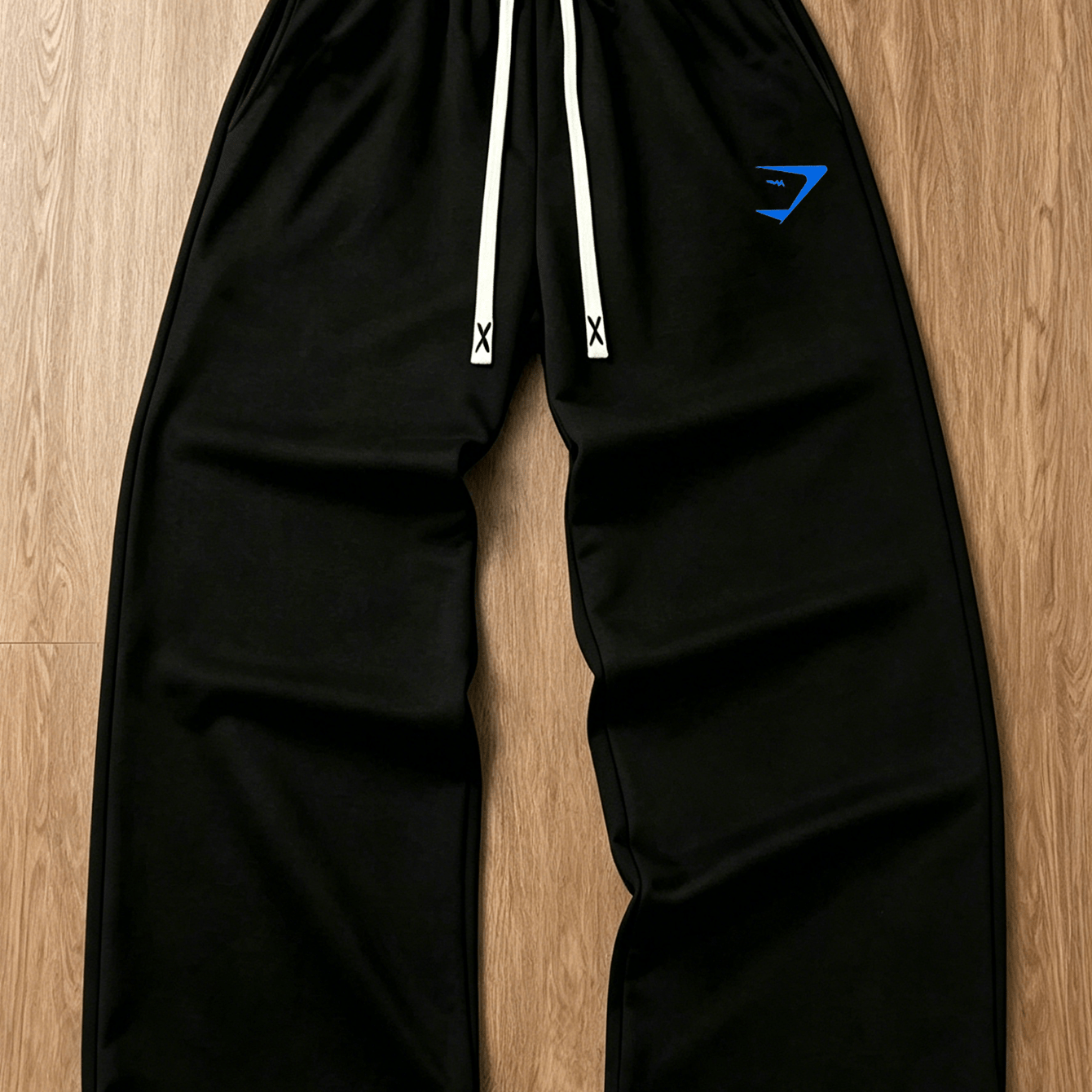 TEMU 2026 's Drawstring Waist Sports Thin Sweatpants, Non-fleece Thin Straight-leg Pants, Casual And Versatile Super Loose-fit Joggers, 240 Grams Of
