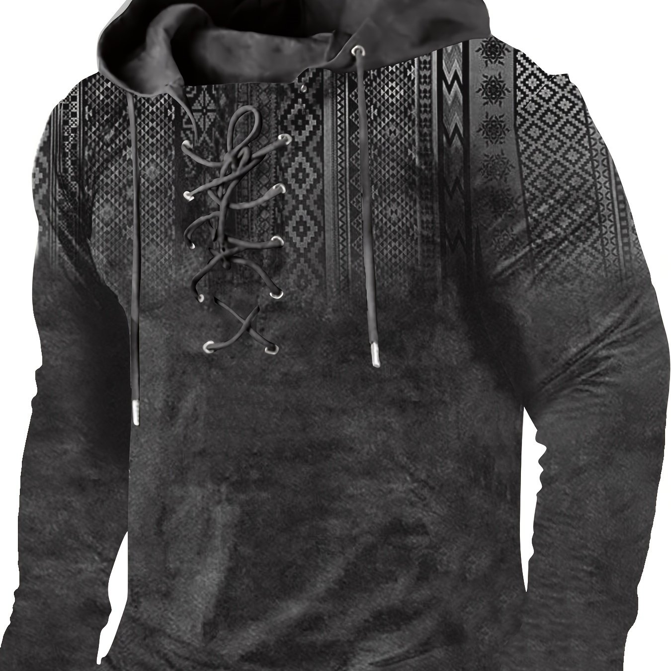 TEMU Men's Autumn And Winter Long Sleeve 3d Print Hooded Sweatshirt