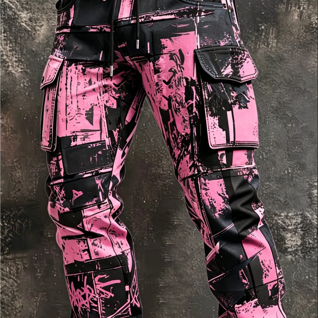 Image of 2026 European And Size Men's Pants | 3d Digital Art Printing New Tooling Straight Trousers, Worn In , Suitable For Daily Going Out, Leisure Sports, Holidays And ., Plus Size