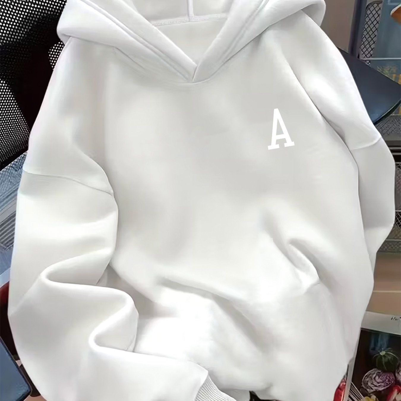 TEMU Women's Casual Hooded Sweatshirt - Comfortable And Thick Hoodie With Letter Prints, Perfect For Autumn And Winter, Warm And Cozy For Casual Wear
