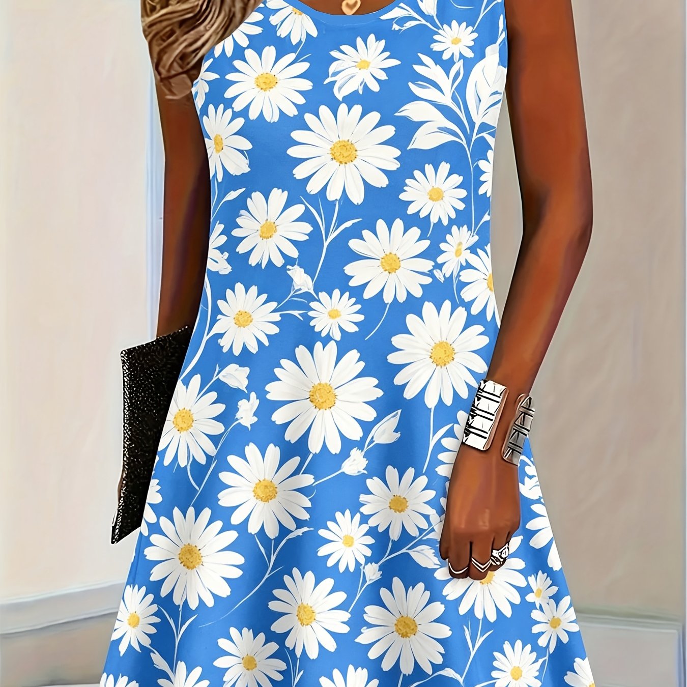TEMU Sleeveless Dress, Mid-length, , Women's Wear