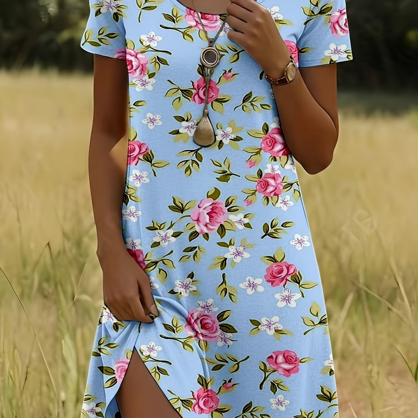TEMU Women's Printed , , Easy Outfit