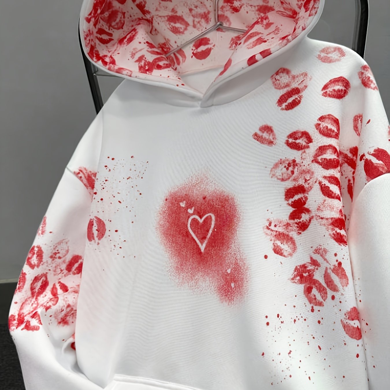 E-shop Lässiges Herren Sport Fleece Kapuzenpullover | Passform mit Printmuster, leicht dehnbarer Stoff