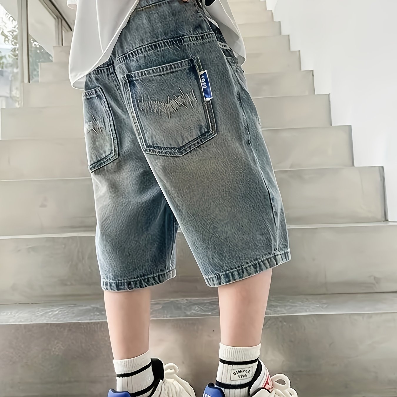 Wj96 Back Pocket 1989 Blue Label Summer Shorts