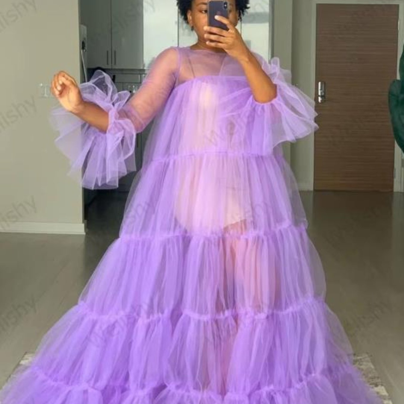 women's dress sundress loose tutu dress long sleeve flowy dress solid long  dress - women's clothing - Temu