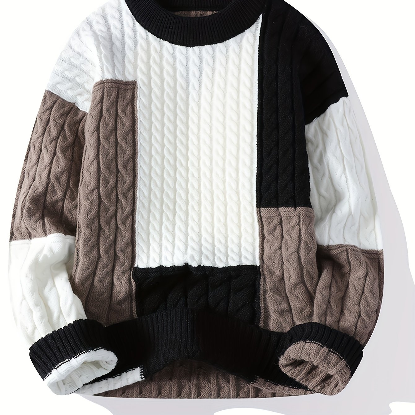 TEMU Tight Cardigan Sweater - And Lapel Long Sleeves, Sweater, Matching, -neck Thick Sweater