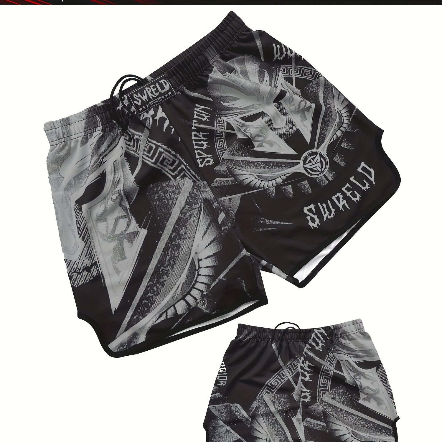 TEMU Pantalones cortos de baloncesto SWRELD para , ideales para kickboxing, marciales, running, deportes al
