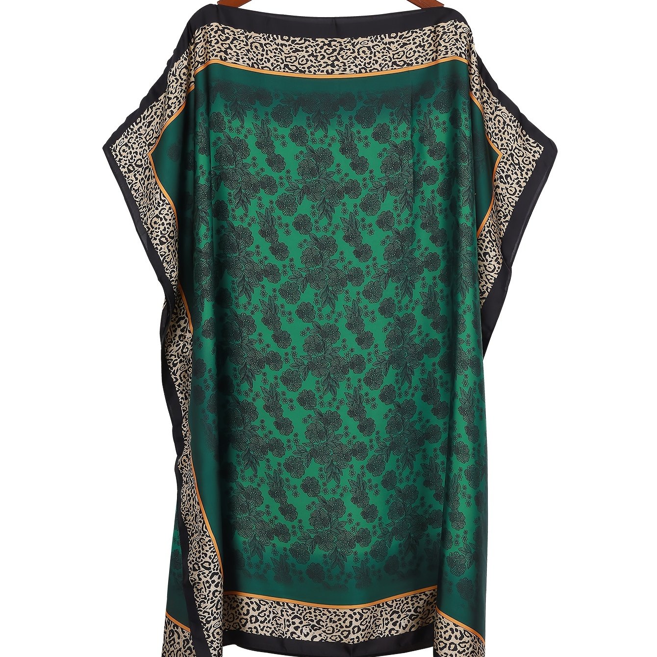 TEMU Vêtements d'été haut de gamme pour femmes, imprimé végétal, style bohème, tendance mi-été 26SS