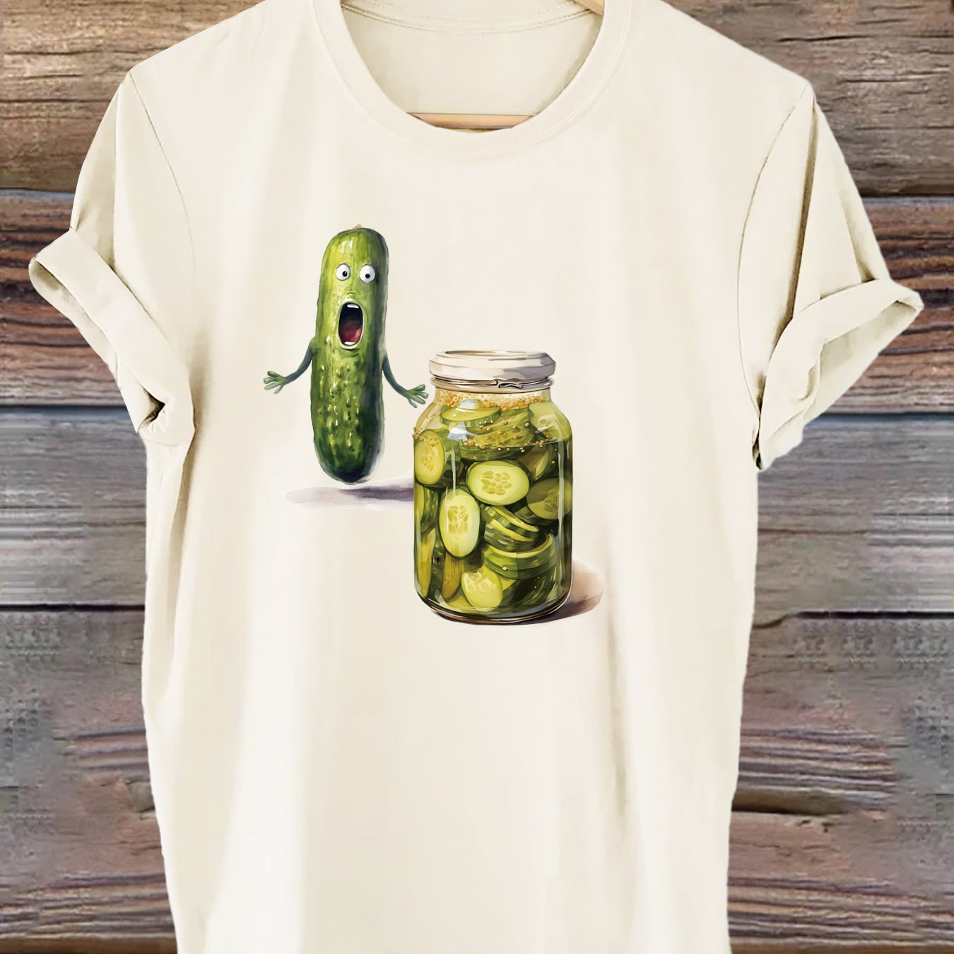 Graphic Print T-shirt, Short Sleeve Crew Neck Casual Top For Summer & Spring, Women's Clothing