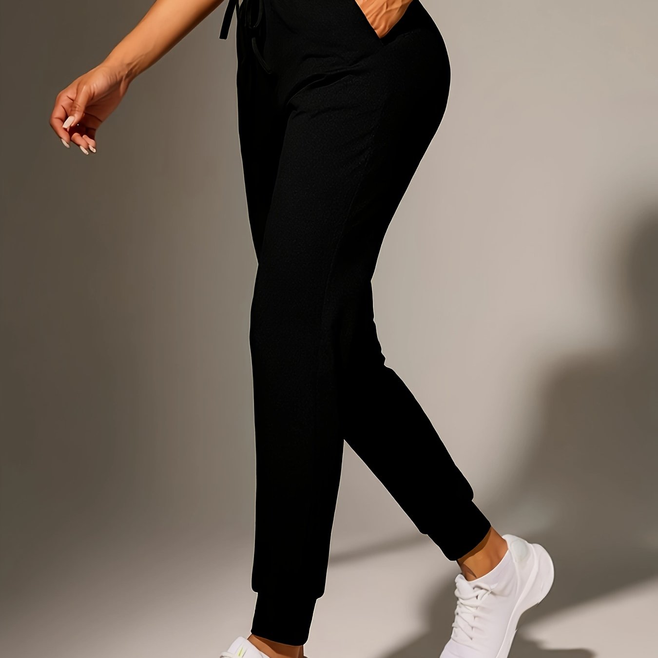 Spring/summer Lightweight Athletic Pants For Women, High-waisted Joggers, Running Pants, Yoga Pants, Ankle-length Jogging Pants