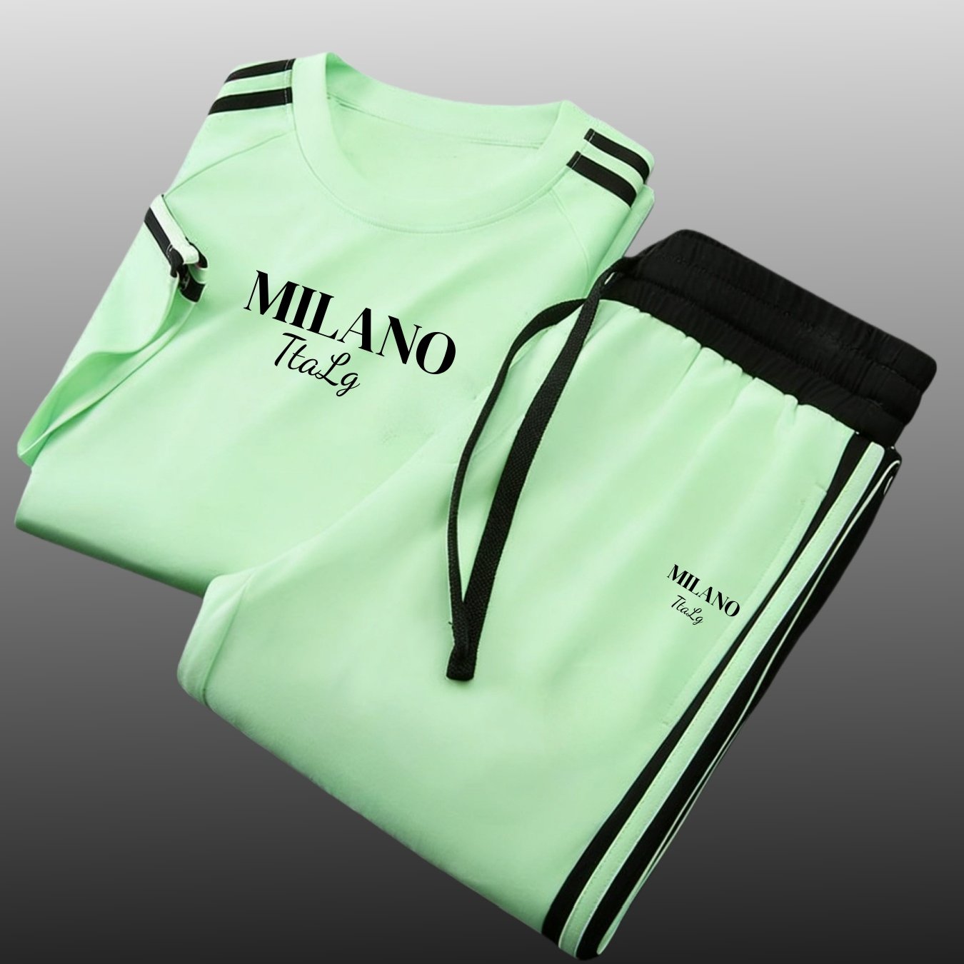 2pcs Set: 2026 Spring/summer Men's And Women's Casual Sportswear Set, Including A Short-sleeved Top And Matching Trousers. Suitable For Holiday Gifts And In Multiple Colors