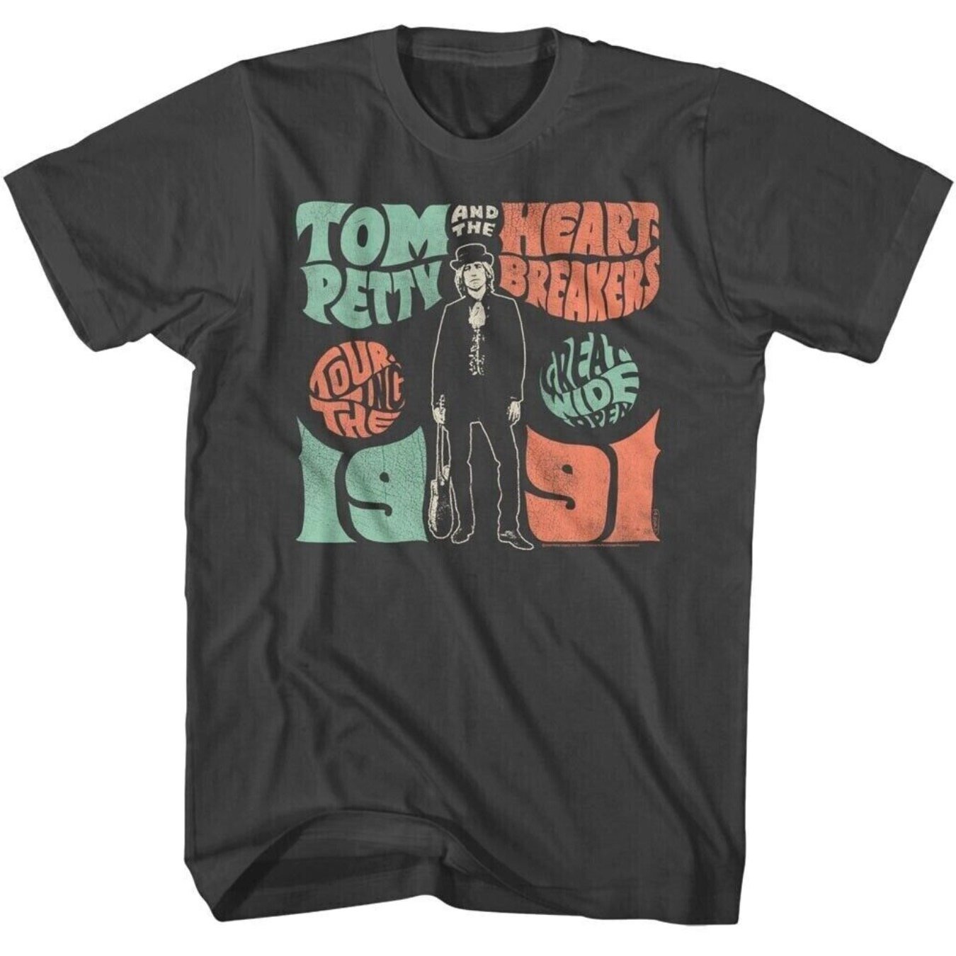TEMU Tom 1991 Great Tour Men's T-shirt - Black Cotton Graphic Tee With Vintage Design, Casual Wear For Adults, Tshirt | Retro Style Shirt | Tee