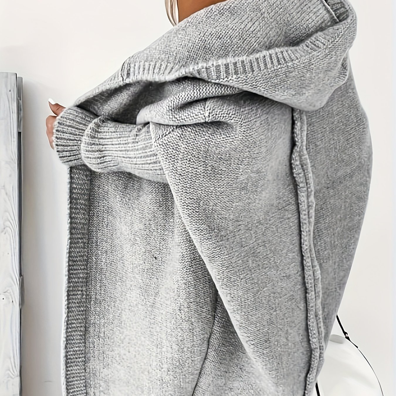 TEMU Vêtement Automne Hiver Pull à Capuche Cardigan Manteau Haut