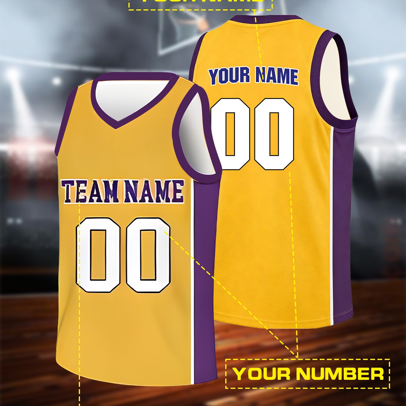 TEMU Custom Basketball V-neck Jersey, Fan Jersey, Quick-dry Breathable Unisex Men's And Women' Daily Game Training Team Uniform With Custom Text,