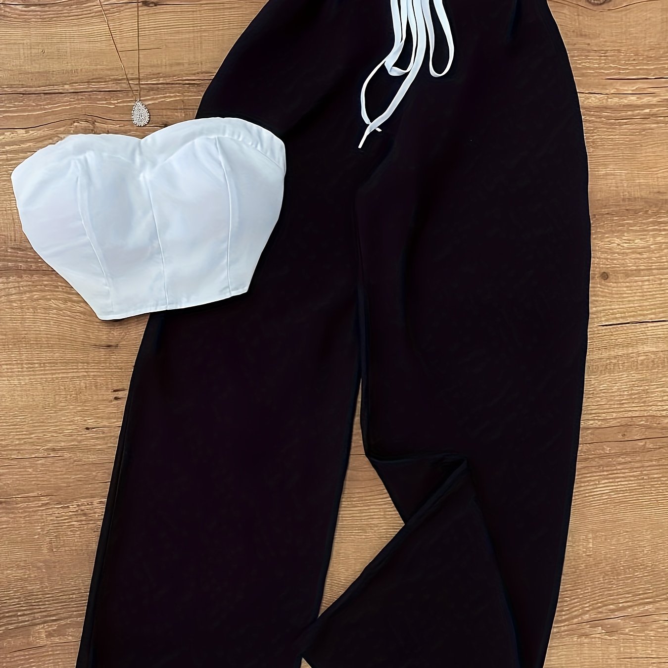 TEMU Fashionable Women's Set, Suitable For Home, Commuting, Parties, Vacations, And Holidays