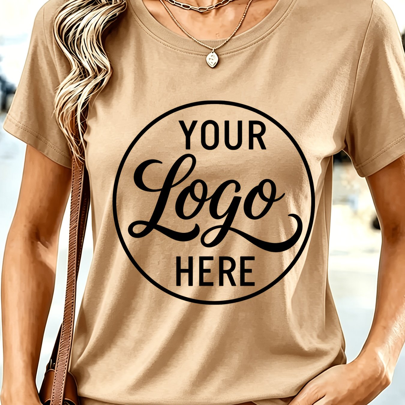 TEMU Women's Custom Colorful T-shirt | Personalized Logo/text/photo Graphic Tee | Soft Breathable Casual Short Sleeve Tops | Trendy Summer Streetwear