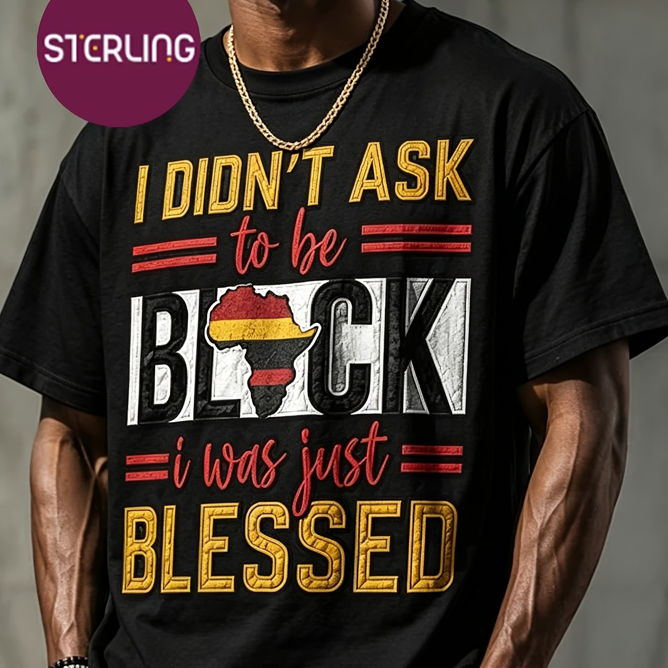 TEMU Men' & Women' African T-shirt - " Ask To " Slogan, Short Sleeve Round Neck Casual Tee Suitable For Spring Summer Fall Wear, Cultural Apparel For