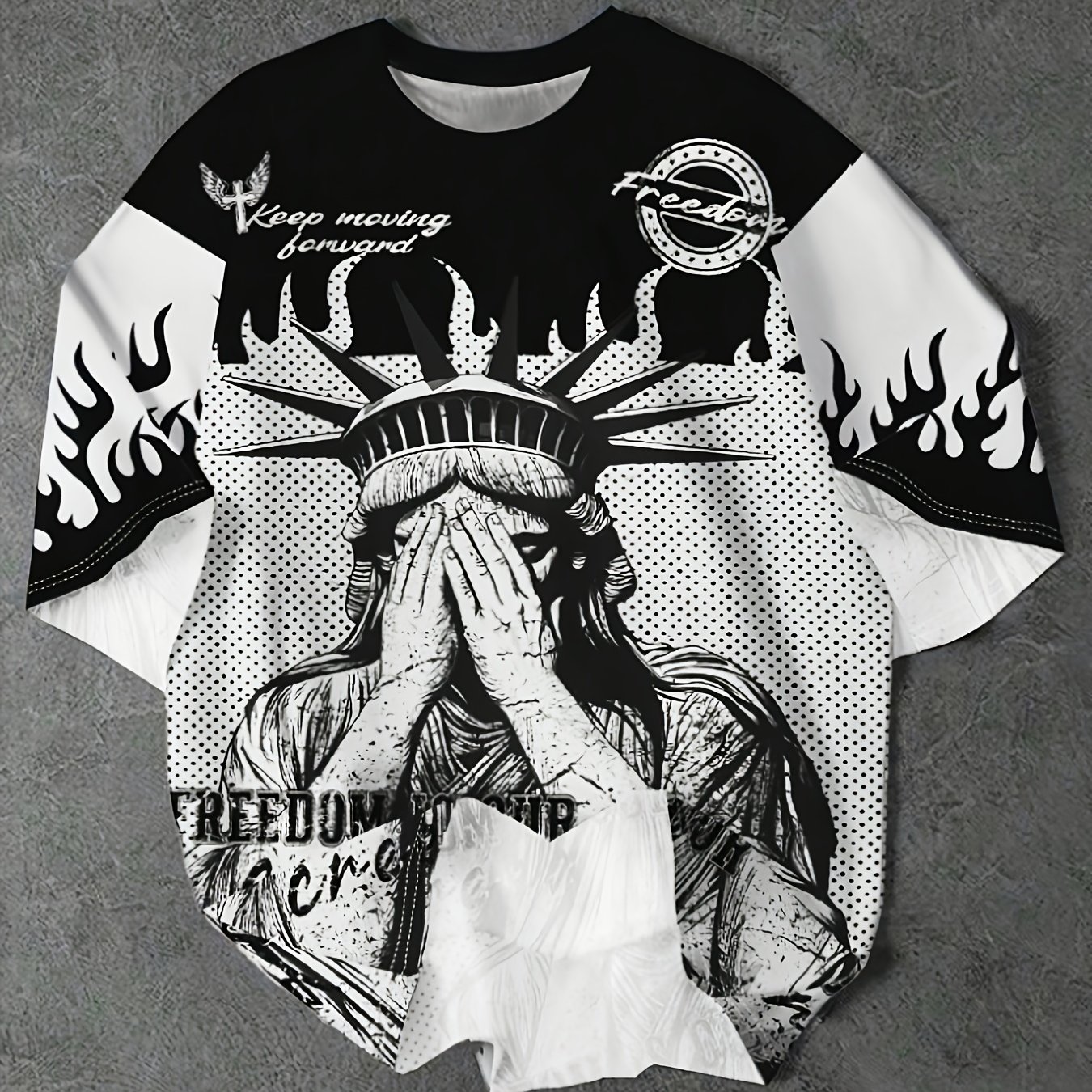 TEMU Men's Clothing > Men's Tops, T-shirts, Shirts > Men's T-shirts