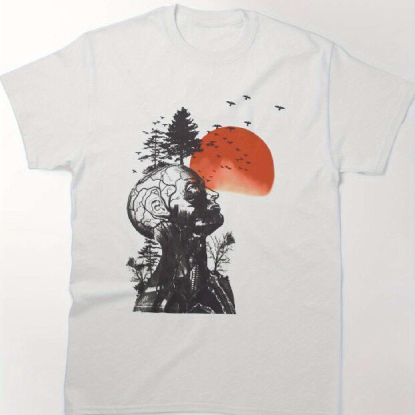 Men's Funny Alan's Hangover T Shirt Crew Neck With Red Casual Summer For Adults Soft Breathable Fabric Everyday Print