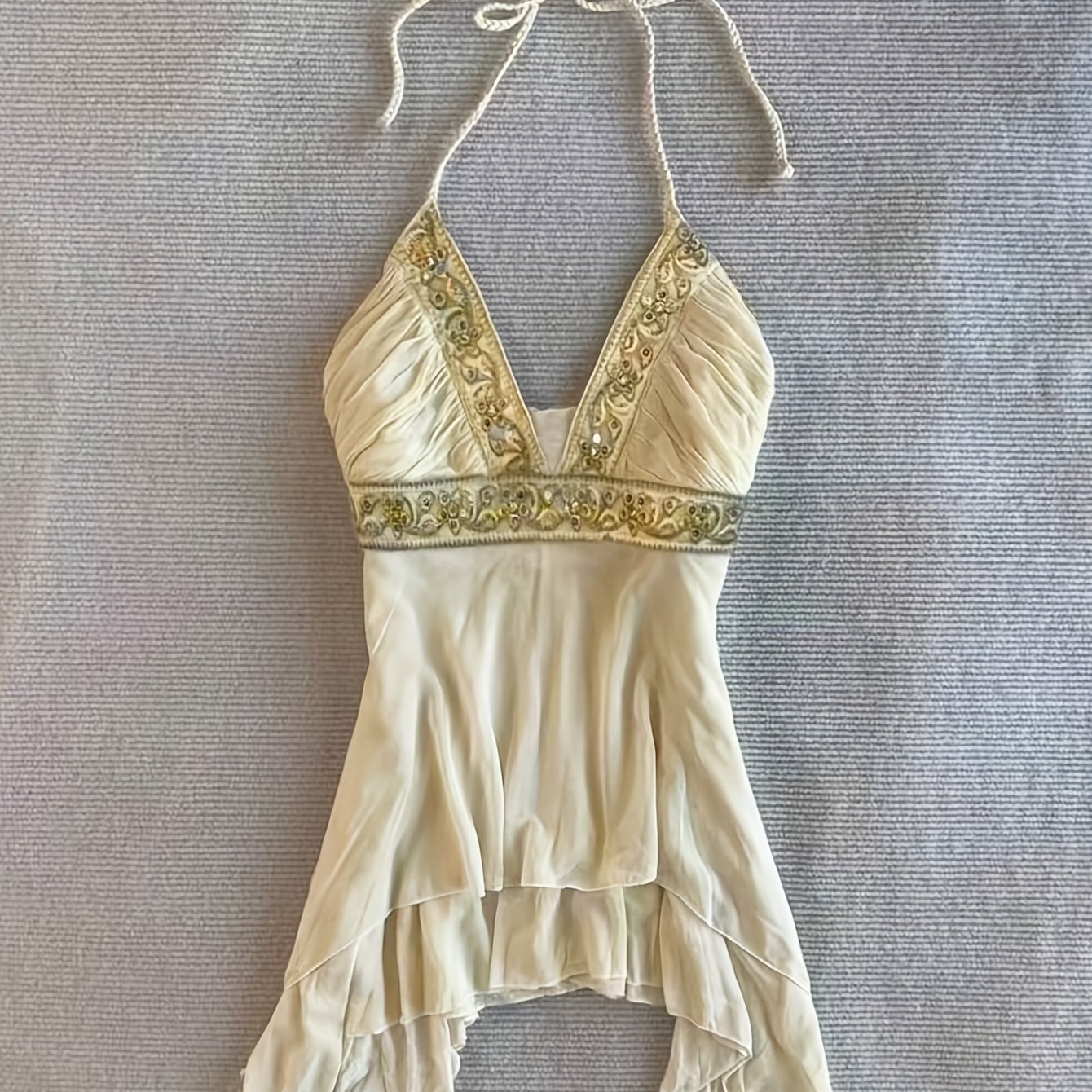 Women's Lace-up Pleated Fashion Slim-fit Casual Halter Neck Camisole With Delicate Lace Trim, Stretch Fabric Suitable For Women's Summer Wear Zllz