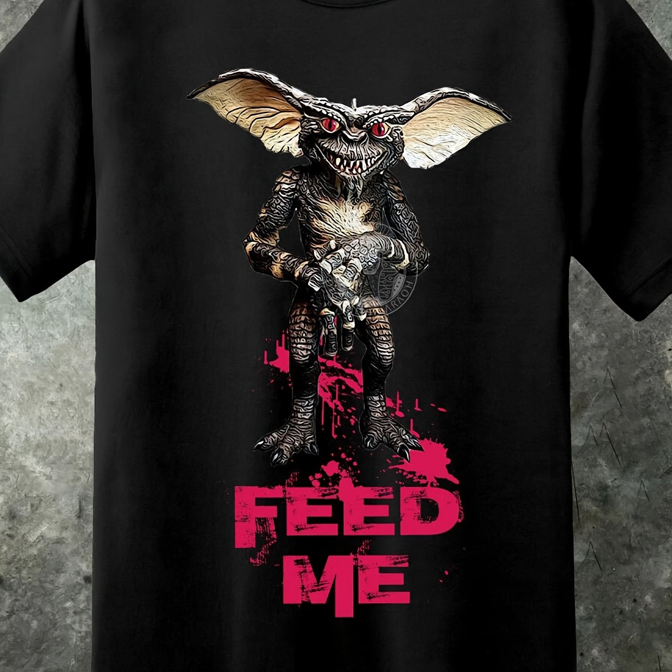 Image of Vintage 80s T-shirt Featuring From A Horror Film, Designed With A Red Graphic, Crew Neck, Suitable For All Genders, Collectible Piece, Casual Look, Slightly Stretchy Material, Fit, Plus Size