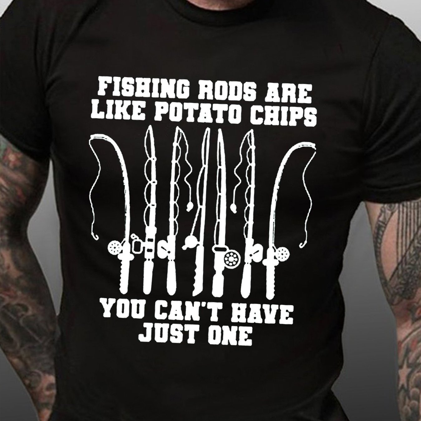 TEMU T-shirt à imprimé sur le thème de la pêche pour homme, T-shirt décontracté à col rond et manches courtes, haut confortable et respirant pour