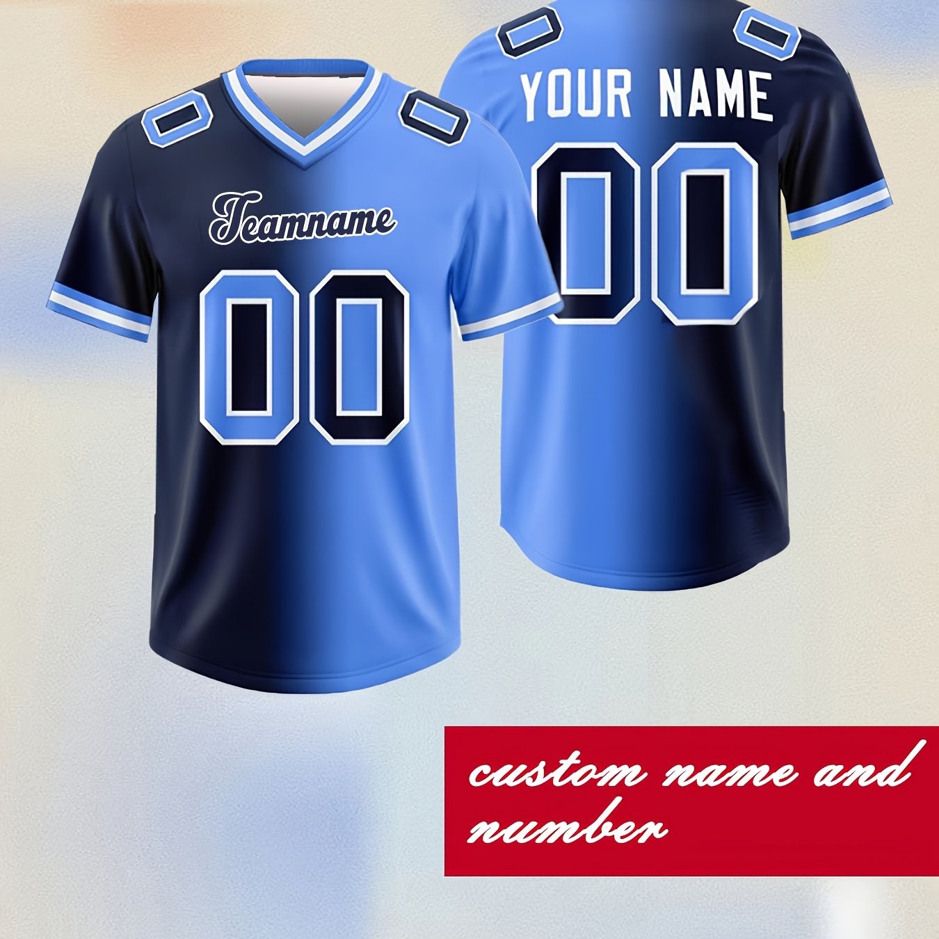 Personalizirane nogometne majice po z imeni in številkami , majice za ljubitelje nogometa in baseballa, primerne za tek in prosti čas