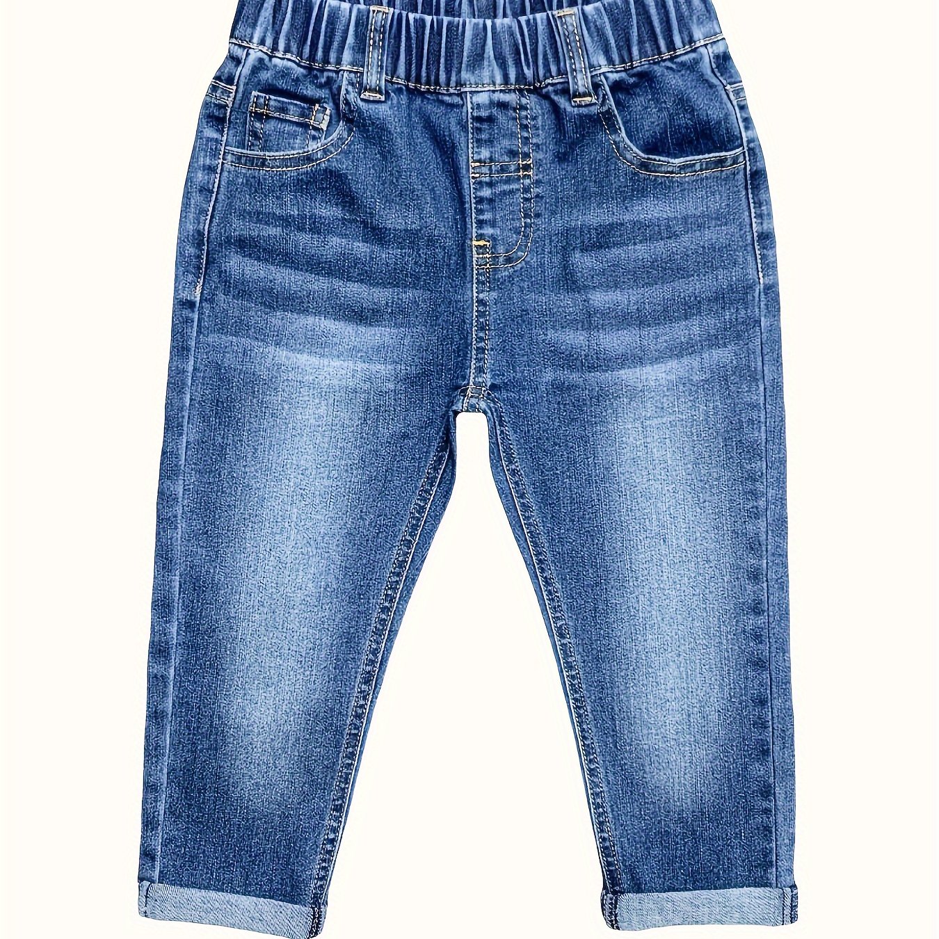 Boys' Denim Pants Spring/autumn New Style Stretch Casual Trousers For Kids