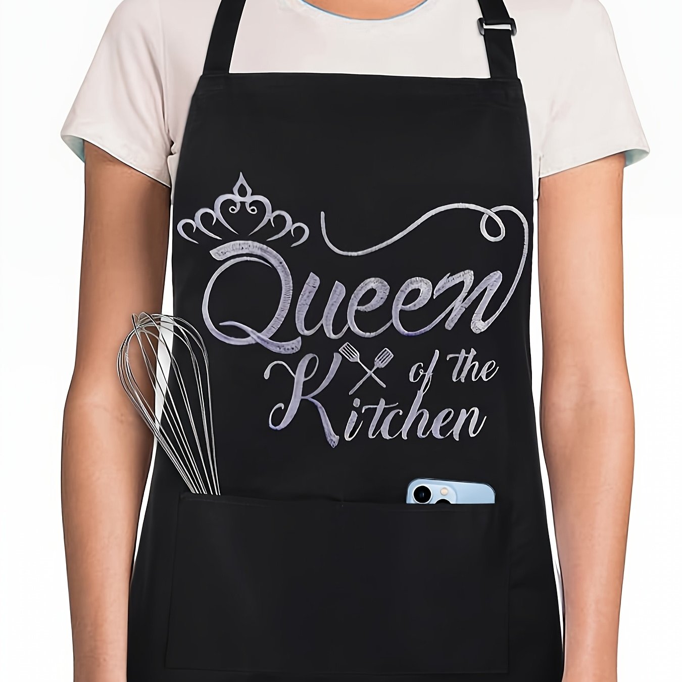TEMU Funny Aprons For Women With Pockets, Kitchen Cooking Grilling Bbq Apron, Mothers Day Birthday Gifts For Women
