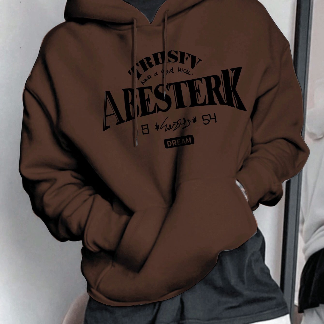TEMU Spring/autumn Men's Casual Hooded Sweatshirt Youth Hoodie