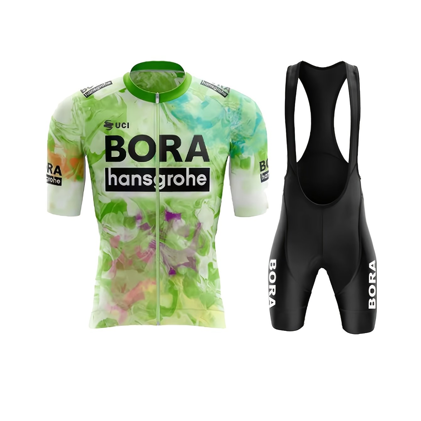Men's Cycling Jersey Set Bicycle Clothes Short Sleeve Cycling Set