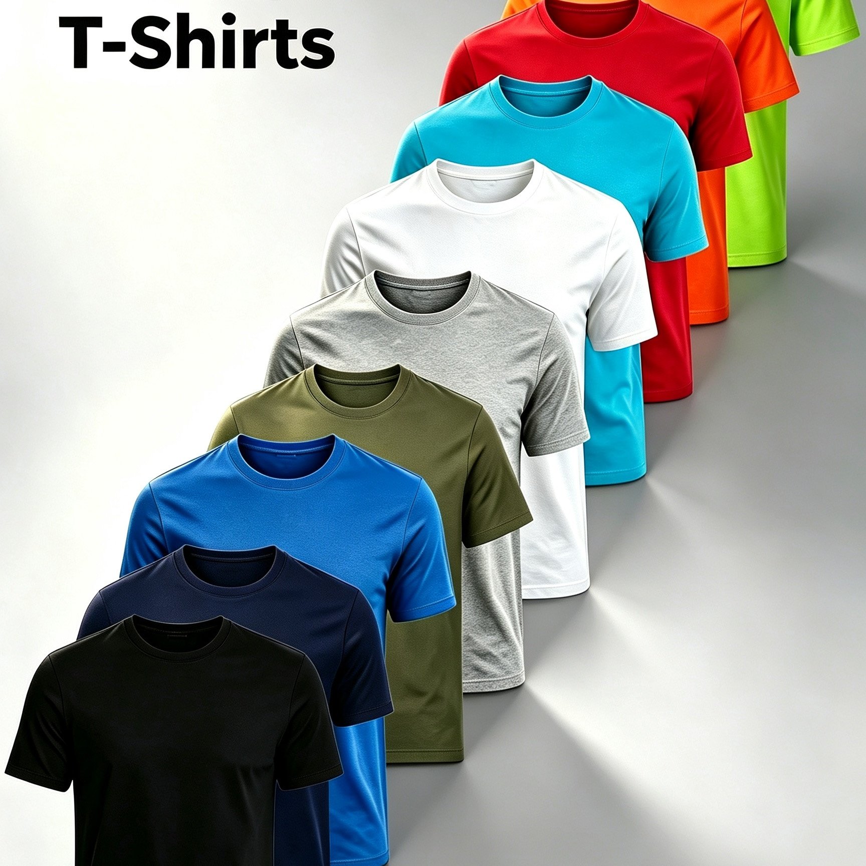 TEMU [quick-dry T-shirts] 10pcs Quick-dry Breathable Men's T-shirts | Sweat-wicking, Comfortable Short Sleeve Crew Neck Tops For Gym, Running &