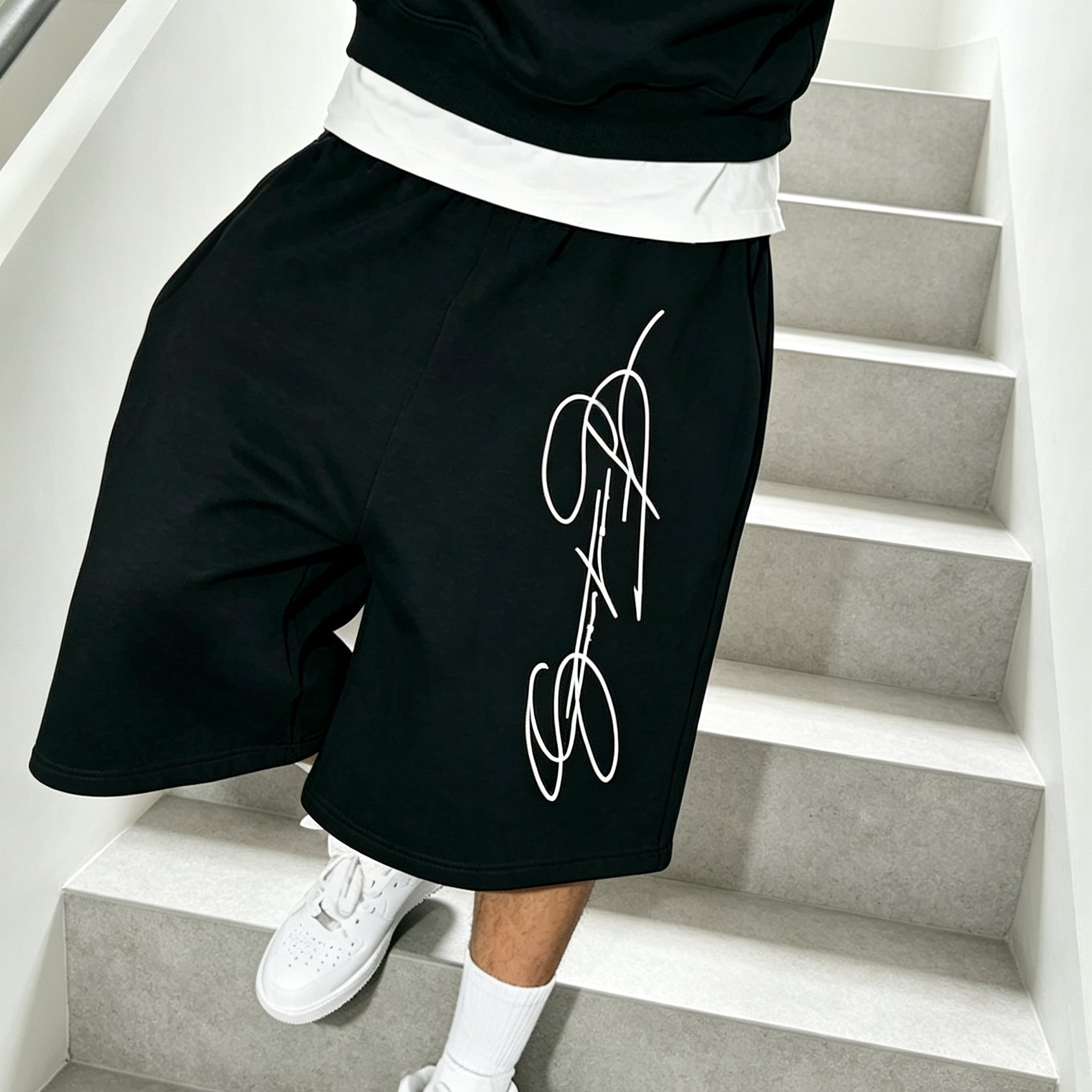 TEMU Men's 3-quarter Shorts, Casual Shorts With Pockets. Perfect For Casual Occasions