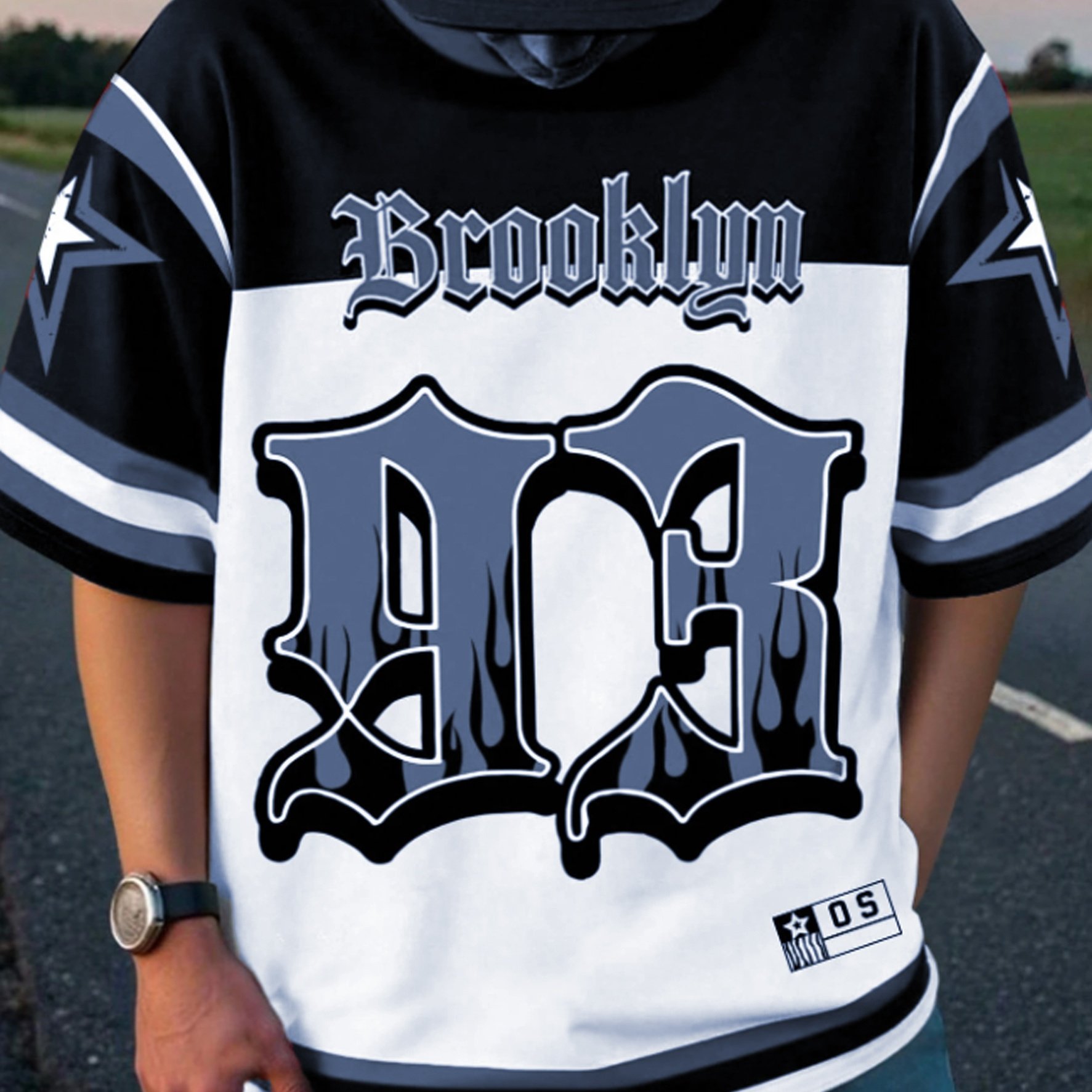 TEMU Plus-size Men's T-shirt, Made Of Soft And Comfortable Fabric, Breathable And Sweat-wicking. Features Style Letter Print Short Sleeves, Hip-hop