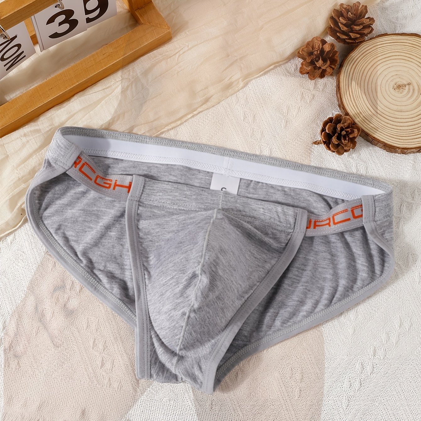 TEMU Ropa Interior Triangular para Hombre, Estilo Slim, Color Liso, con Cinturón de y Diseño de Bolsillo Grande. es y Cómoda, Ideal para el Trabajo