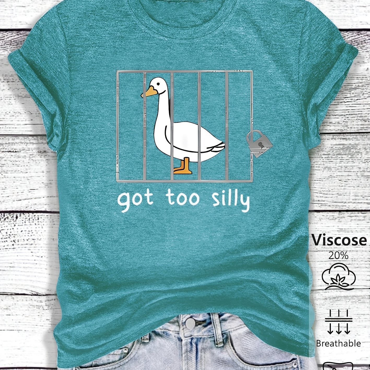 TEMU T-Shirt Vintage à Manches Courtes pour Femme, Col Rond, Haut Décontracté Sportif pour , l'Été et , Disponible en Plusieurs Couleurs et Tailles