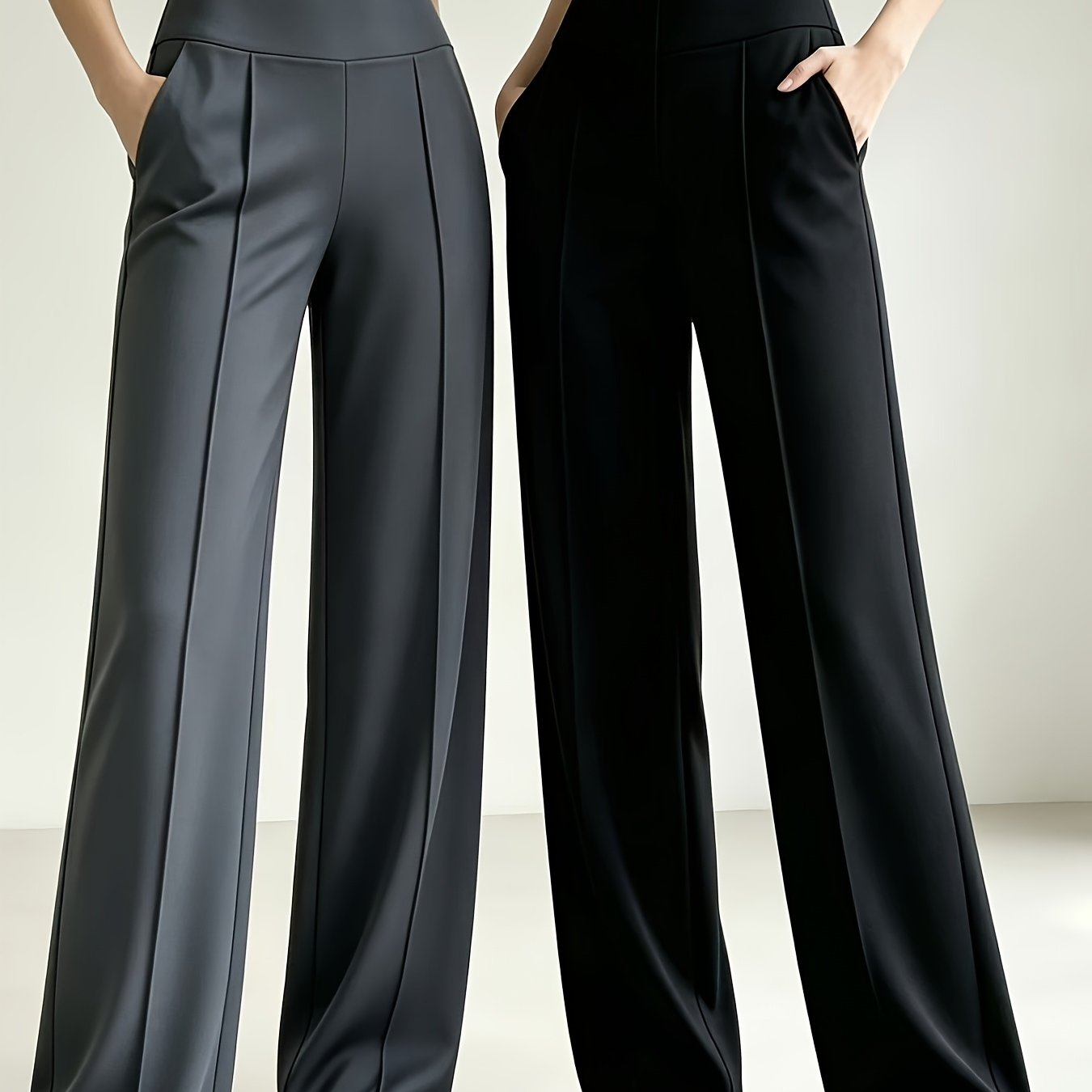 TEMU Pantalon de sport large pour femmes, pantalon décontracté extensible taille haute, pantalon d'entraînement et respirant, vêtement de tous , gym,