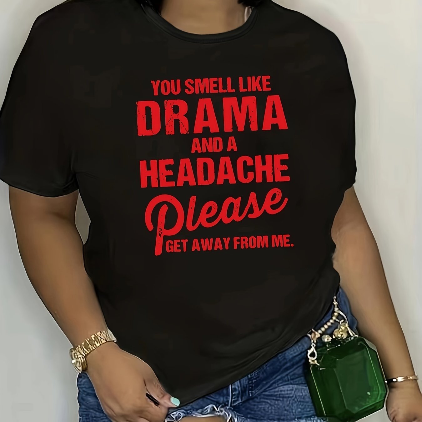 T-shirt imprimé PARIS, haut décontracté à manches courtes et