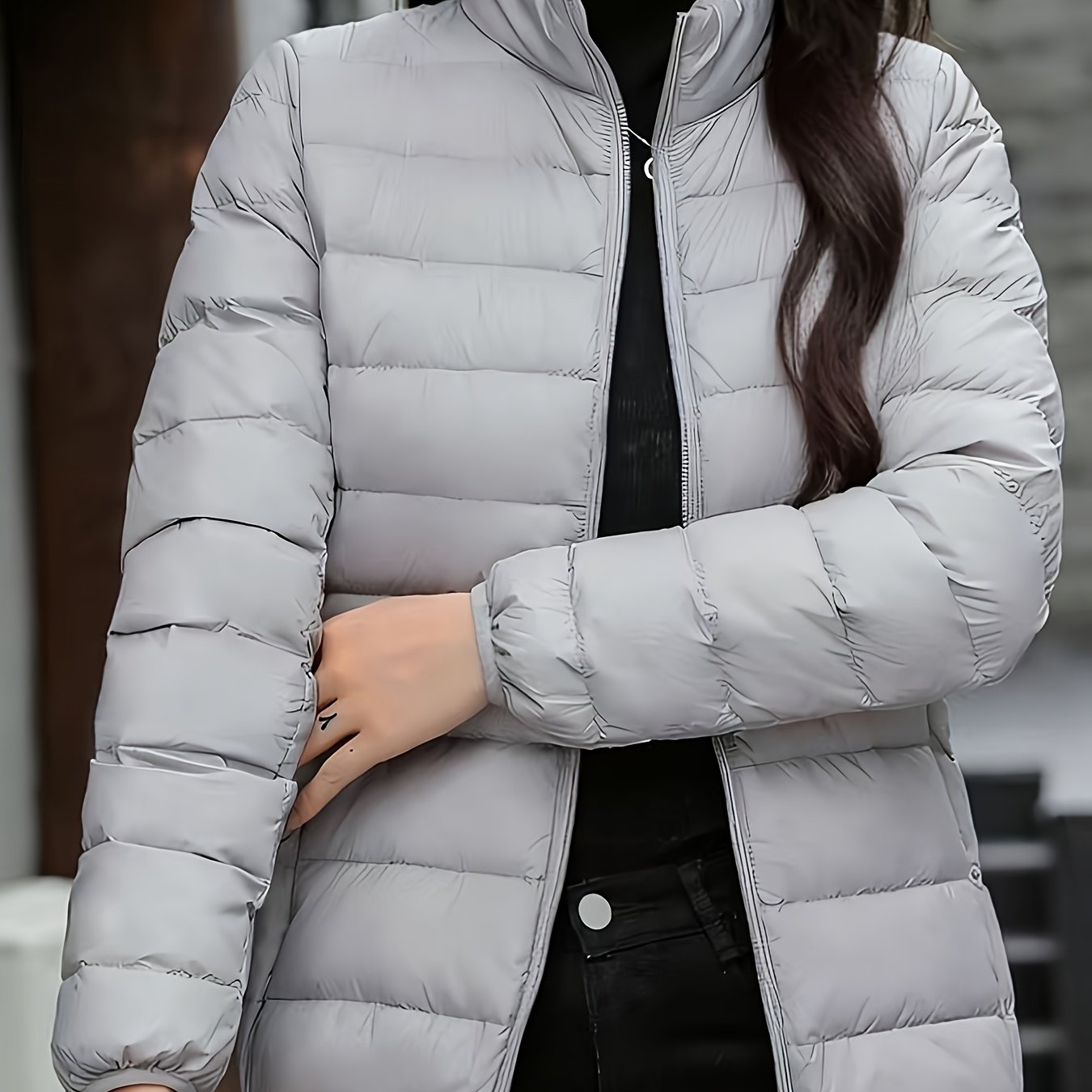 TEMU Spring Thin Coat, Fashionable, Versatile, , Thin, And Jacket