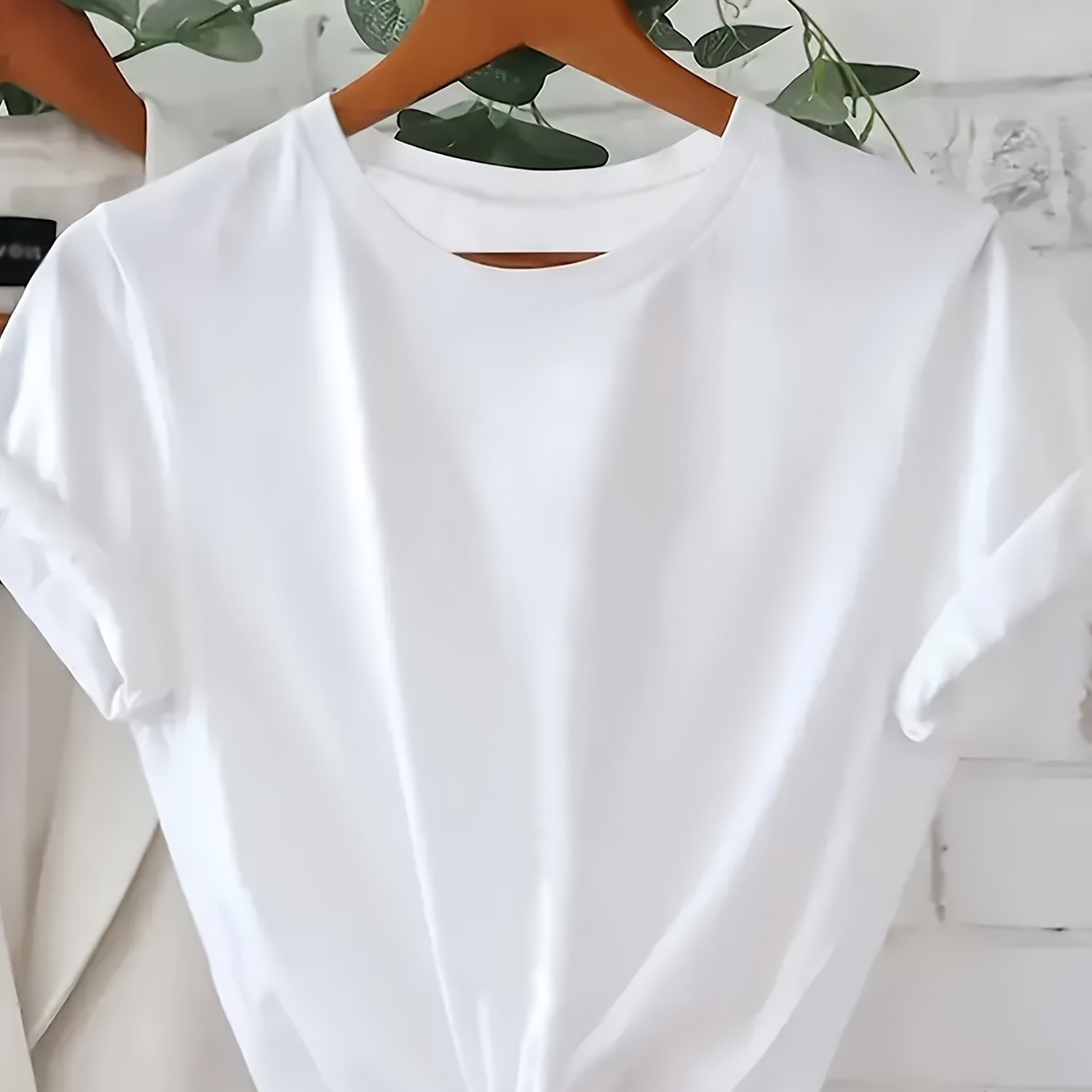 E-shop Einfaches, elegantes modisches vielseitiges Kurzarm-T-Shirt für Damen