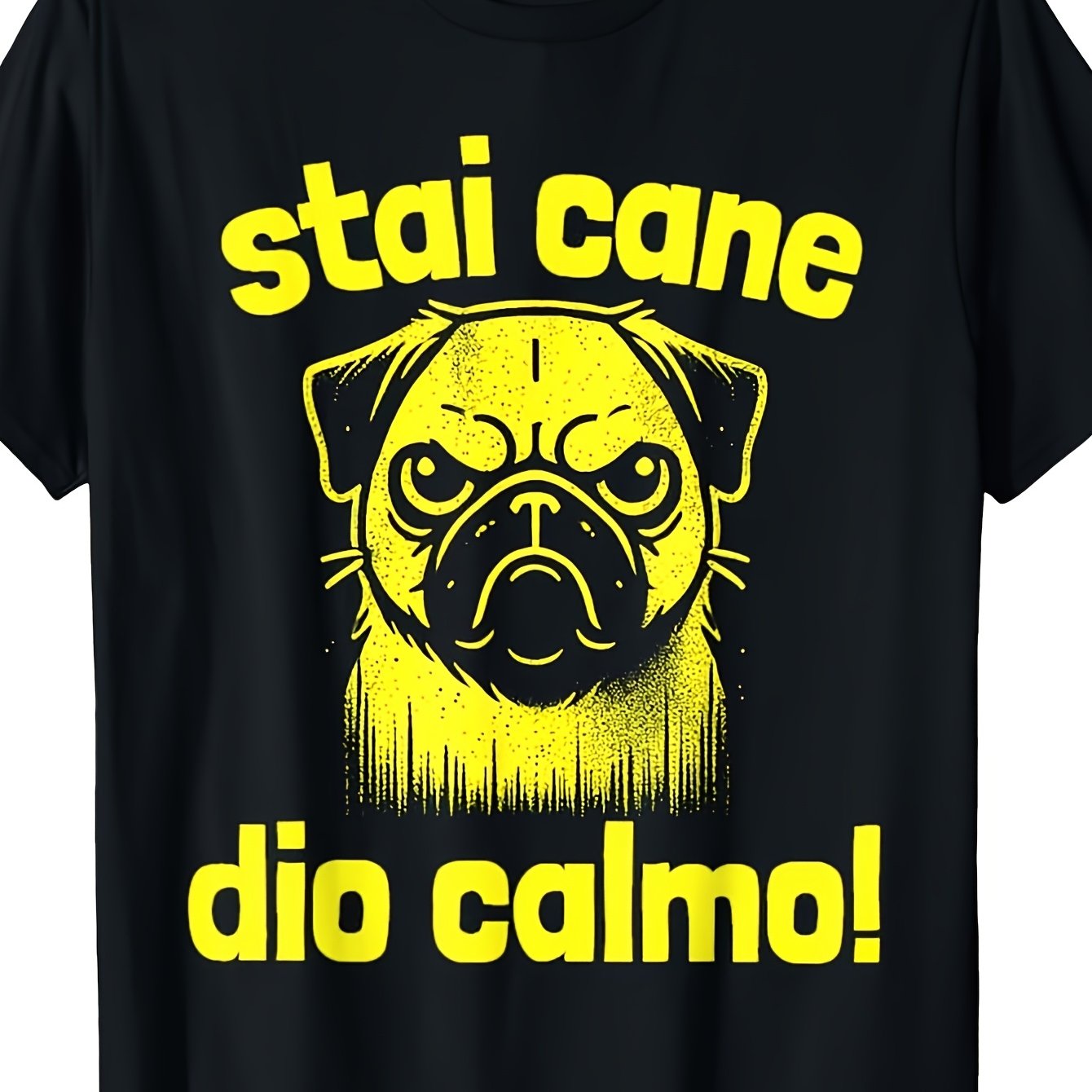 TEMU T-shirt da , STAI CANE DIO CARLINO BESTEMMIA Maglietta perfetta per l'uso nelle primaverili ed estive