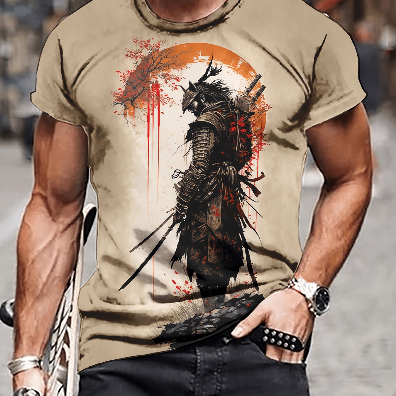 TEMU Men's 3d Print Fashion T-shirt