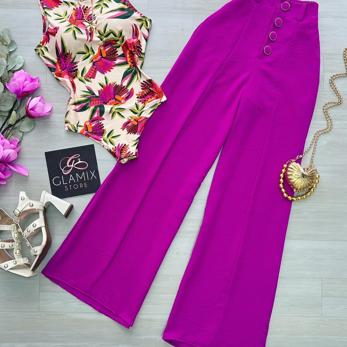 TEMU Women's Fashion Sexy Casual Two-piece Set. Suitable For Daily, Vacation, Party