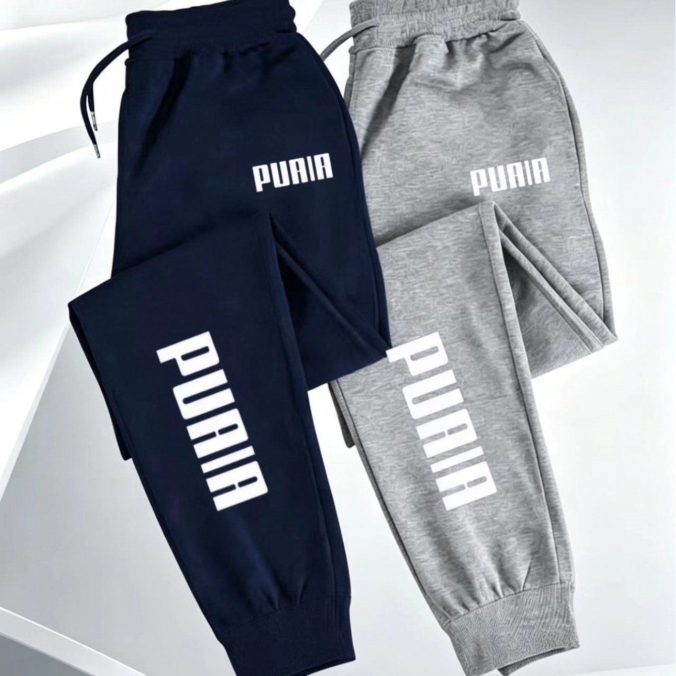 TEMU 2 Paires de Pantalons de Sport Décontractés pour Hommes, avec Double Design de Cordon de Serrage et Chevilles à Revers, un Nouveau Standard pour