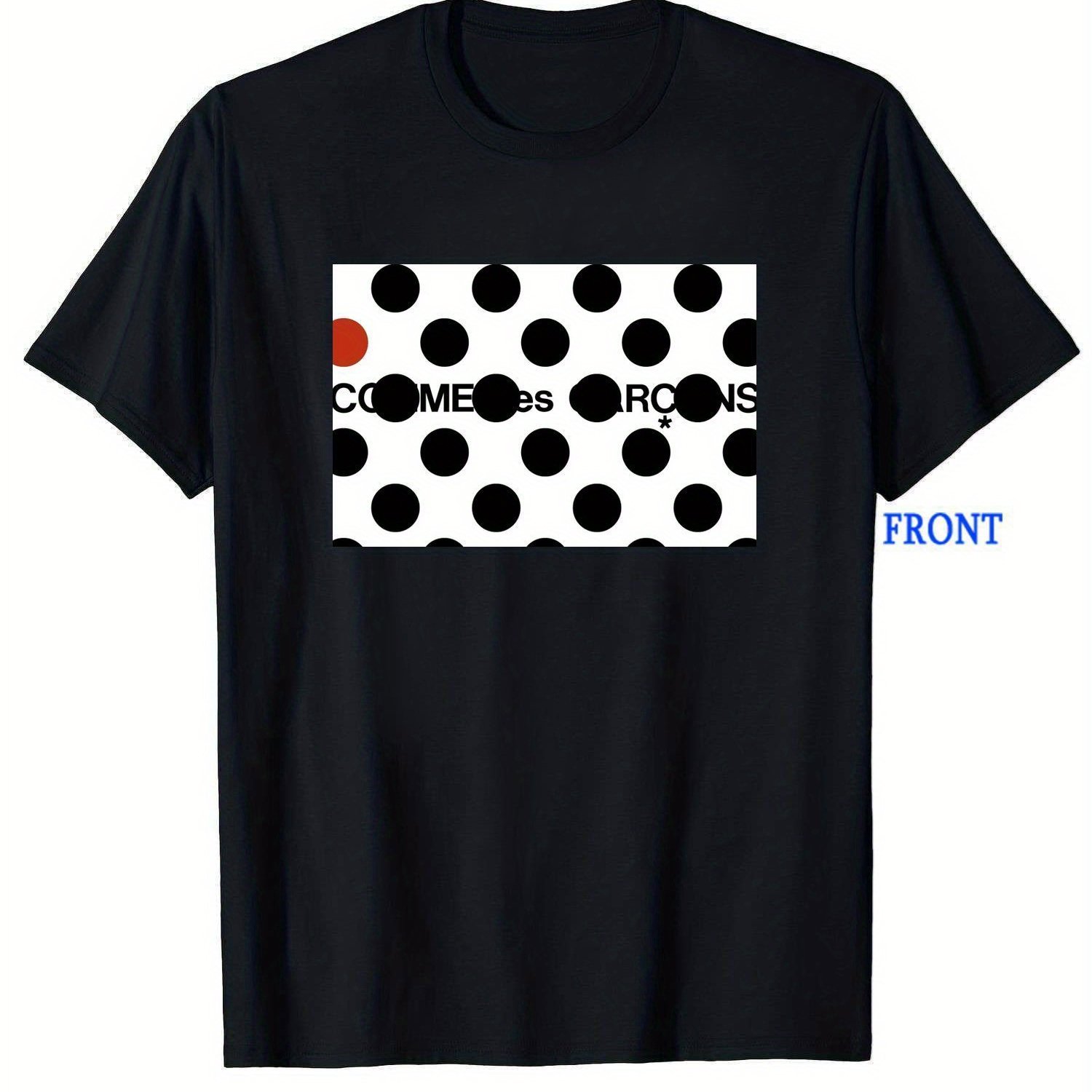 TEMU Fashion T-shirts Peralized Printed T-shirts Logo Design Pattern Printed T-shirts Painting Printed T-shirts Gifts For Art Printed T-shirts