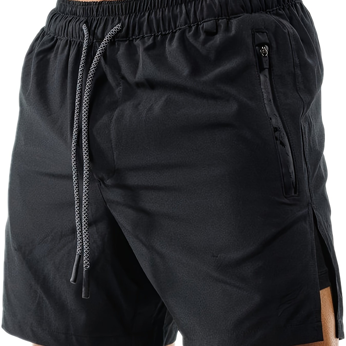Sports Running Elastic Double-layer Shorts
