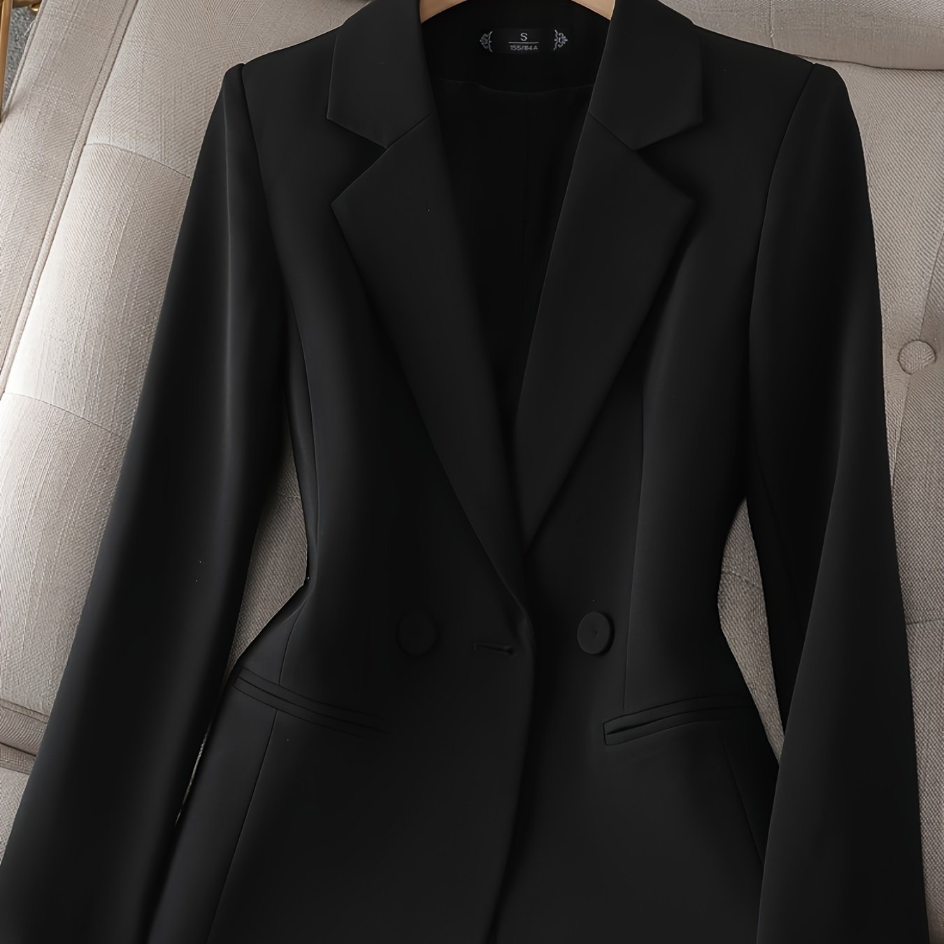 E-shop Damen-Blazer für Herbst/Winter, Stehkragen, kurzer Schnitt, geeignet für lässige Alltagsausflüge elegante formelle Anlässe. Bietet Wärme