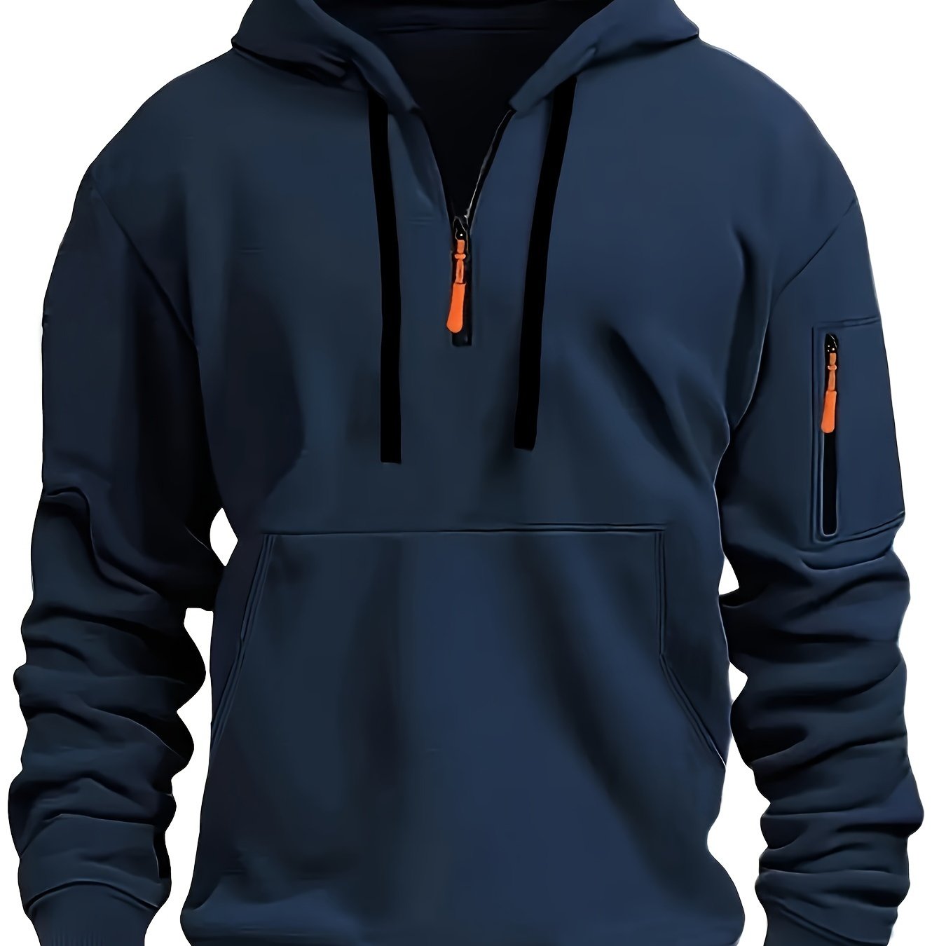 E-shop Herbst-Winter Herrenmode Kapuzenpullover, Europäischer Amerikanischer Stil Outdoor Reißverschluss Casual Sweatshirt